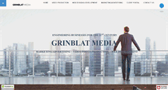 Desktop Screenshot of grinblatmedia.com