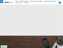 Tablet Screenshot of grinblatmedia.com